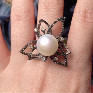 ‼️Clearance‼️Sterling silver pearl ring